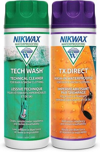NikWax Conjunto duplo de benefícios de 300 ml: TX Direct e Tech Wash 1/6