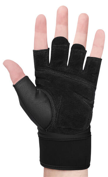 Guanti Harbinger Pro Wristwrap 2.0 Unisex Nero Taglia Media per Sollevamento 3/5