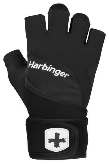 Harbinger Gants de musculation Pro Wristwrap 2.0, unisexe, noir