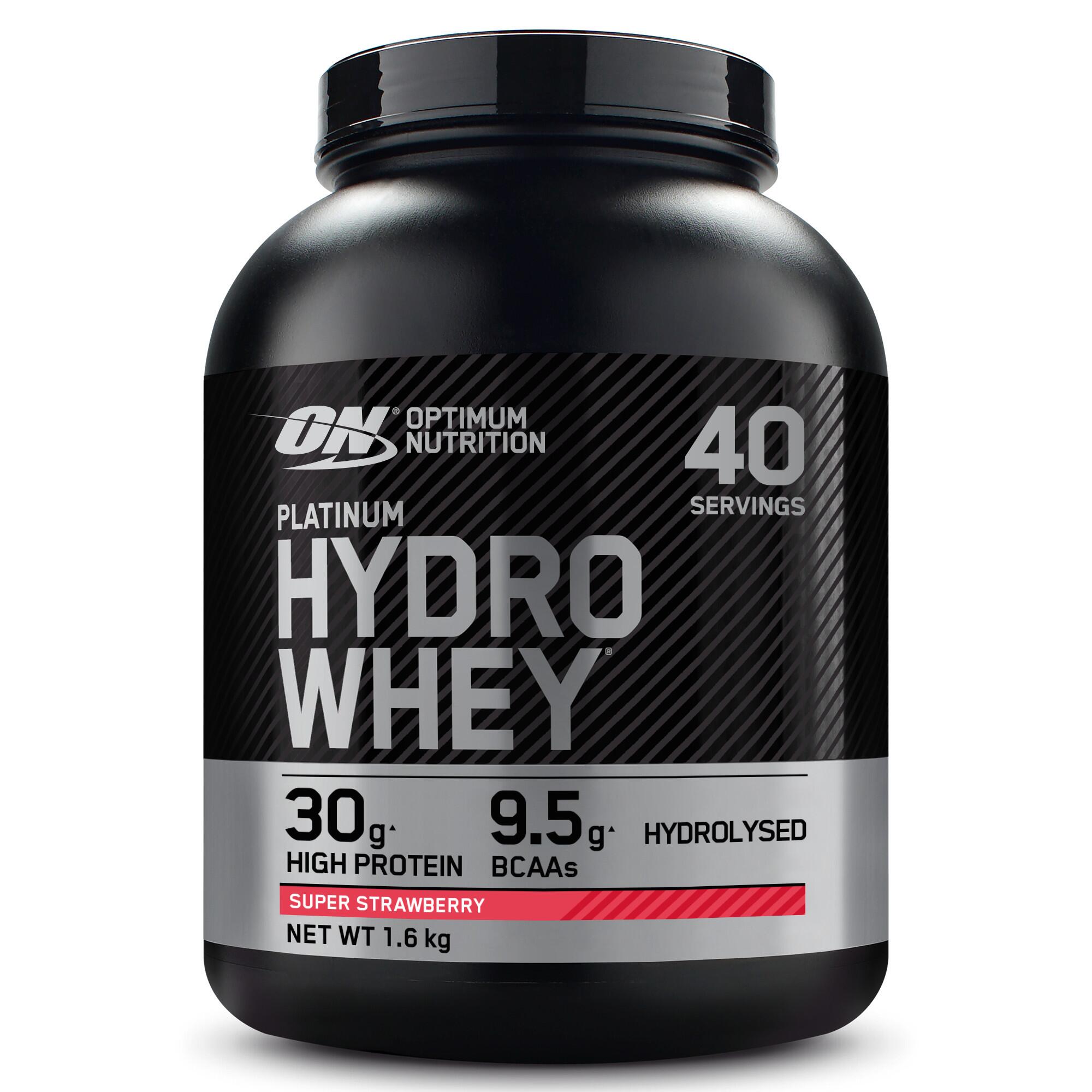 Optimum Nutrition Platinum Hydro Whey (1590g) Super Strawberry - Białka