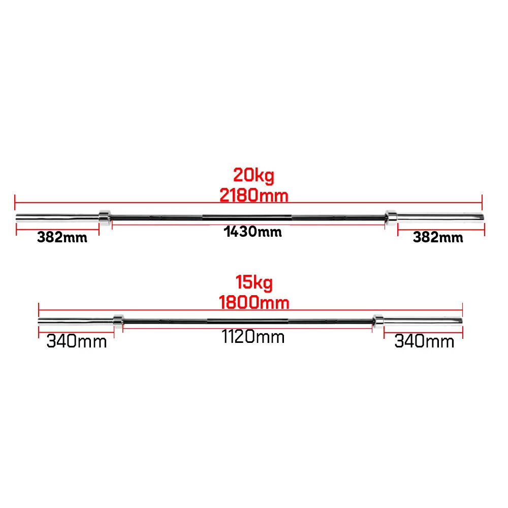 BARRAS OLÍMPICAS CROSS TRAINING 1800X50MM 3/6