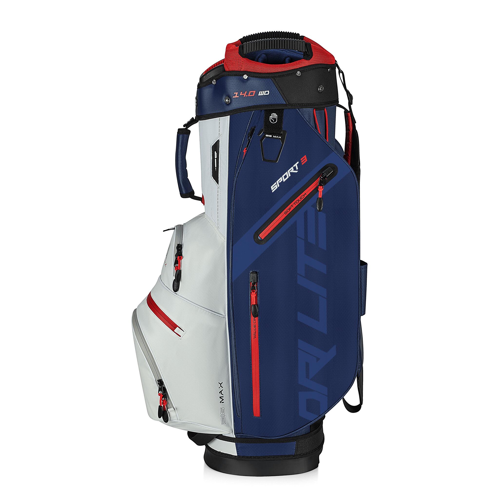 Bolsa de carro de golf impermeable 14 compartimentos Big Max Drilite Sport 3 5/7