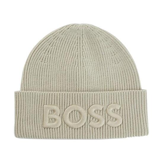 Bonnet Hugo Boss Modèle Afox R Couleur Beige