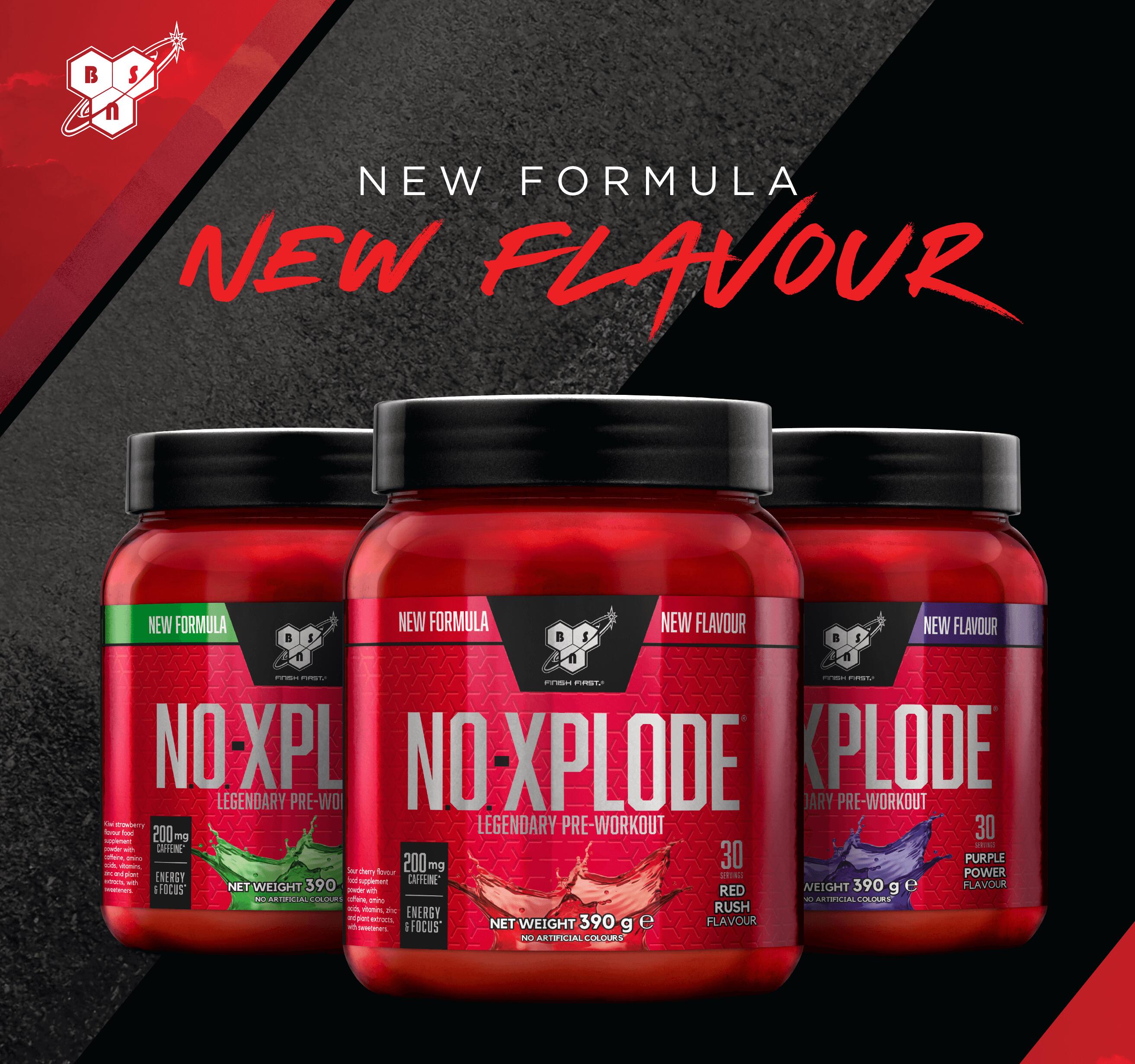 Preworkout | No-xplode (390g) | Red Rush 2/5
