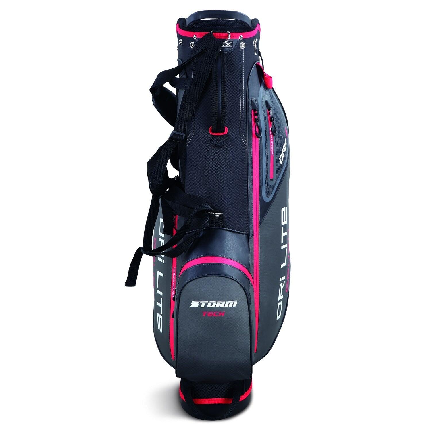 Dri Lite Seven - Sac de golf imperméable - Sac trépied - Noir Rouge 6/7