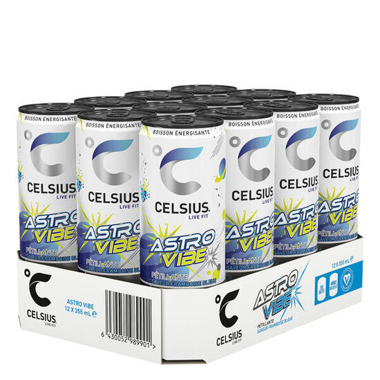 Boissons énergisantes - Celsius Energy Drink - Framboise Bleue