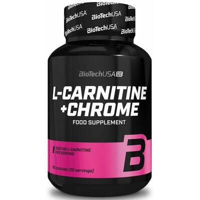 L-carnitine - l-carnitine + chroom (60 caps)
