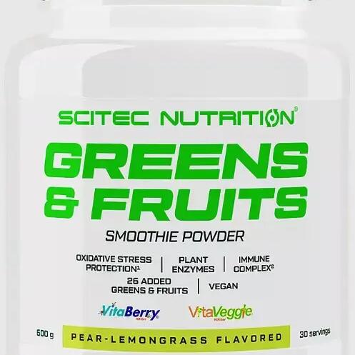 Greens and Fruits - 600g Lemon Pear Scitec Nutrition