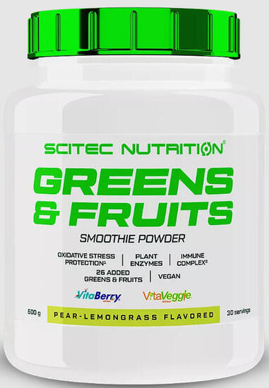Vita Greens & Fruits - 600 g Poire de limon de Scitec Nutrition