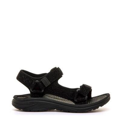 Platte sandalen dames mustang zwart