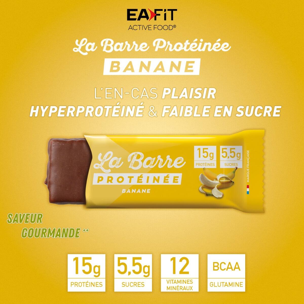Barre protéinée Banane EAFit 3/7