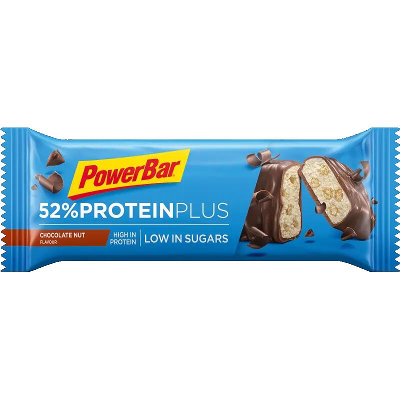 Baton proteinowy 52% Protein Plus Bar 50g Czekolada z orzeszkami 1/2