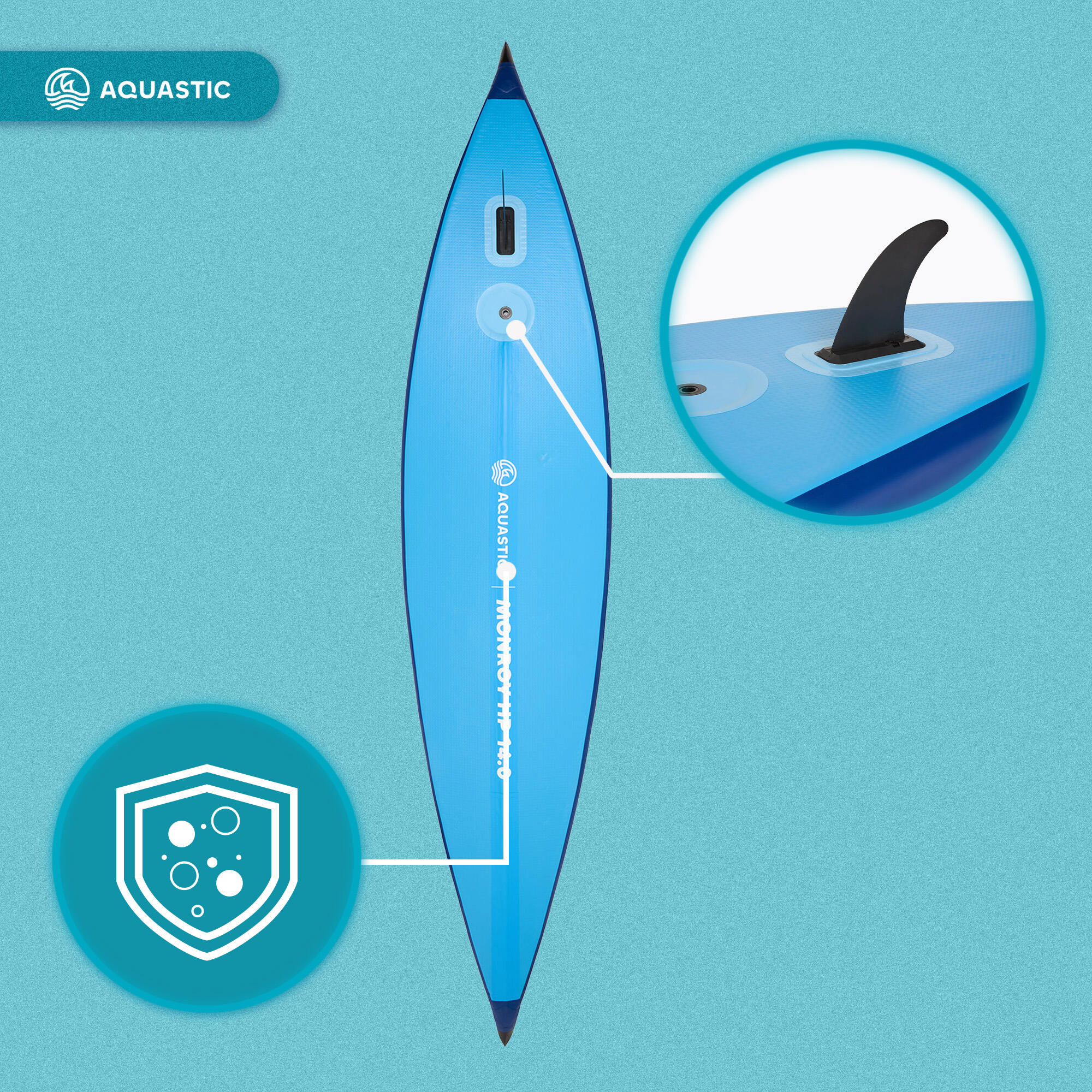 Kayak/SUP hybride AQUASTIC Monroy 14'0" 427 cm 6/7