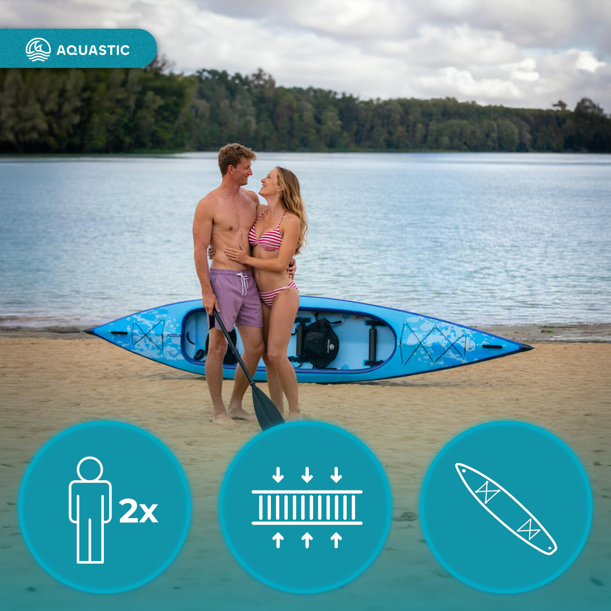 Kayak/SUP hybride AQUASTIC Monroy 14'0" 427 cm 4/7