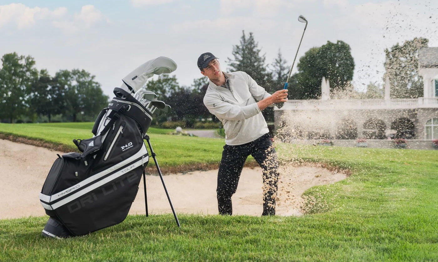 Dri Lite Hybrid Tour 2 - Sac de golf résistant à l'eau - Sac trépied - Noir 3/7