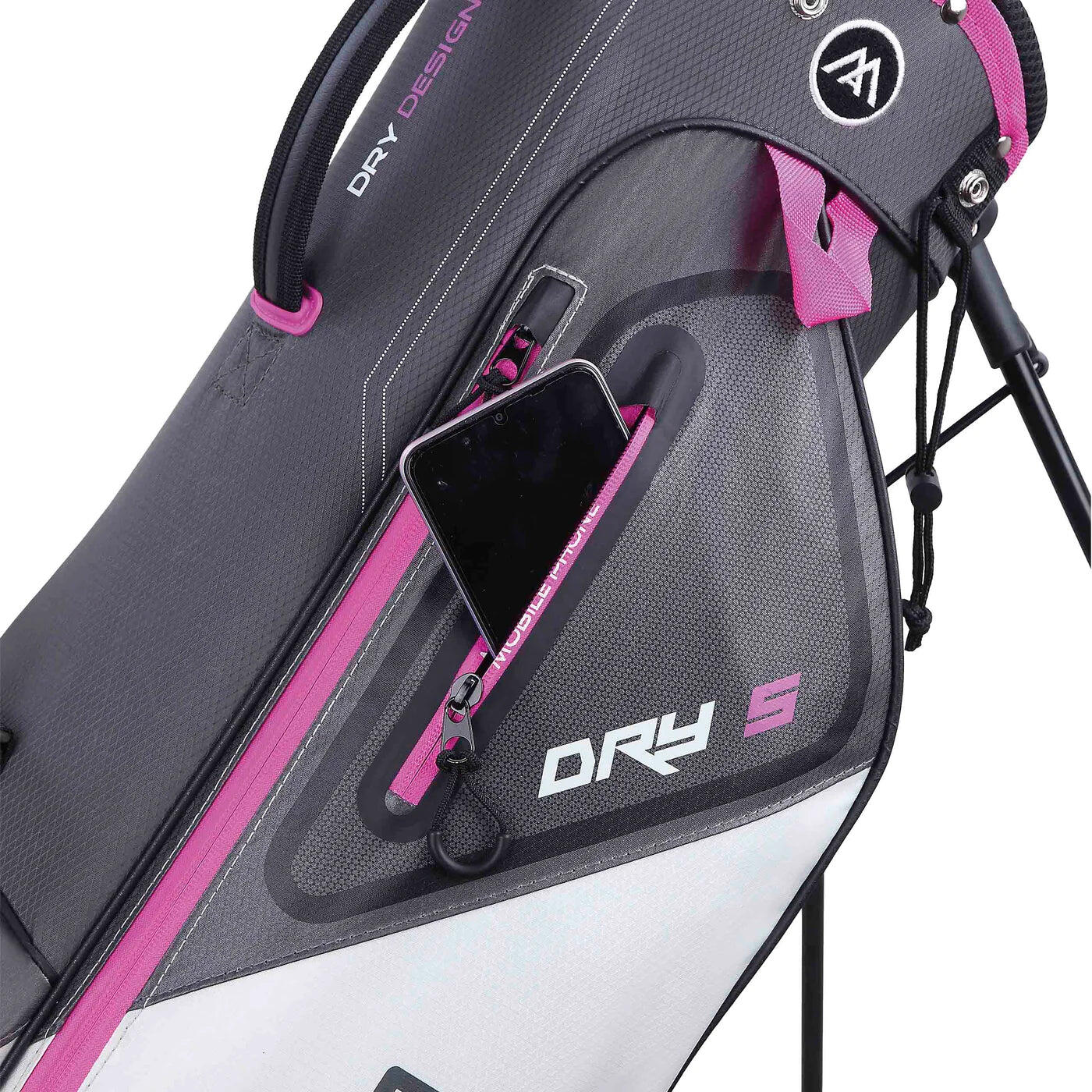 Dri Lite Seven - Sac de golf imperméable - Sac trépied - Blanc 3/7