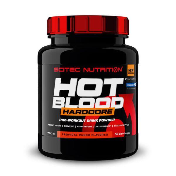 Hot Blood Hardcore - 700g Tropical Punch Scitec Nutrition