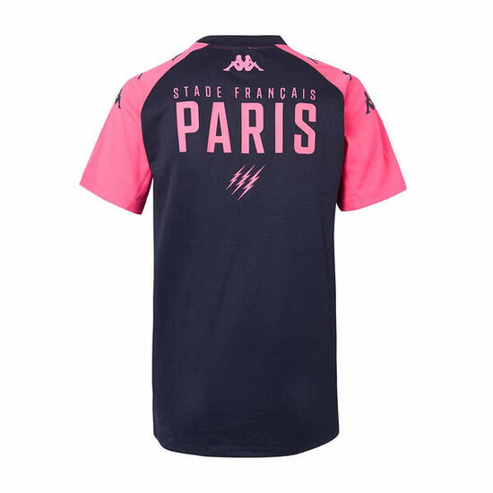 Maillot d'entrainement Stade Français Paris Kappa Marine et rose