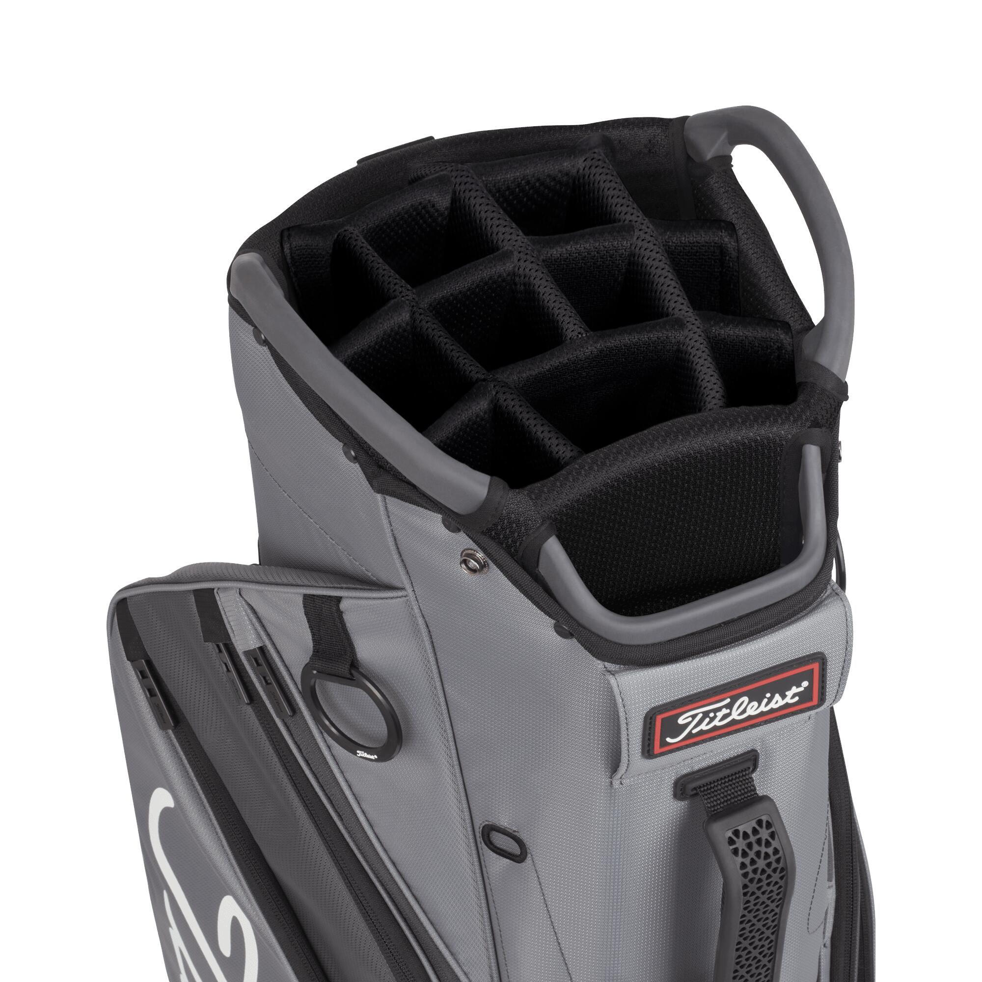 Titleist lichtgewicht Cartbag 14 houtskool grafiet 4/5