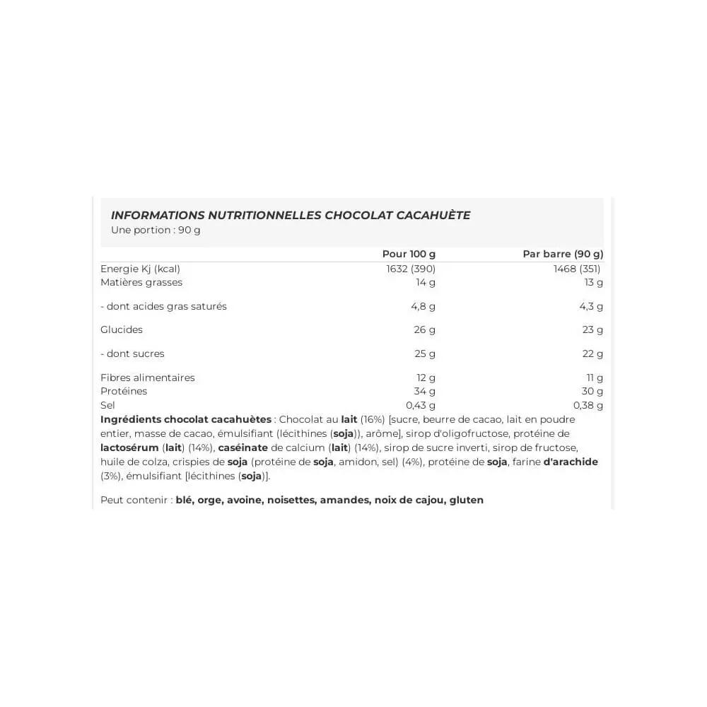 Barretta Proteica Plus 33% (10x90g) - Cioccolato E Arachidi 3/6
