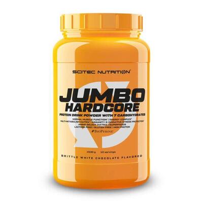 Jumbo hardcore - 1530g witte chocolade scitec nutrition