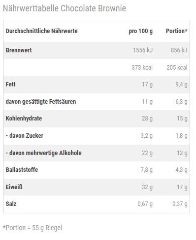 Barres Protéinées | Boîte Yambam Crunch Bar (15x55g) | Brownie 2/3