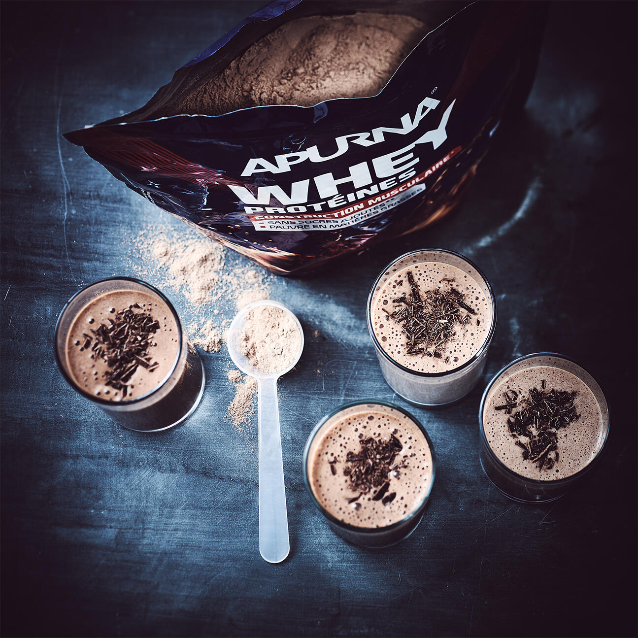 Whey proteins Apurna Gout Chocolat 3/4