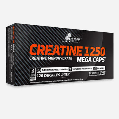 Creatine mega caps 1250 - - 120 stuks
