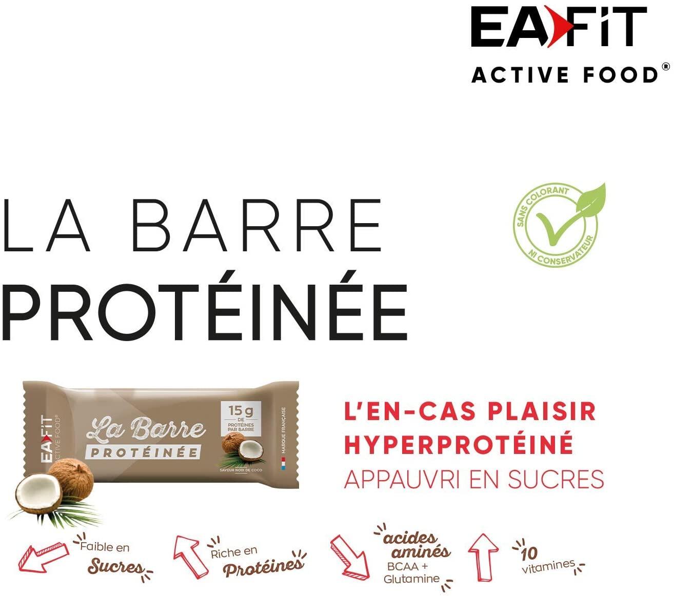 Barre protéinée Noix de Coco EAFit La Barre 3/5