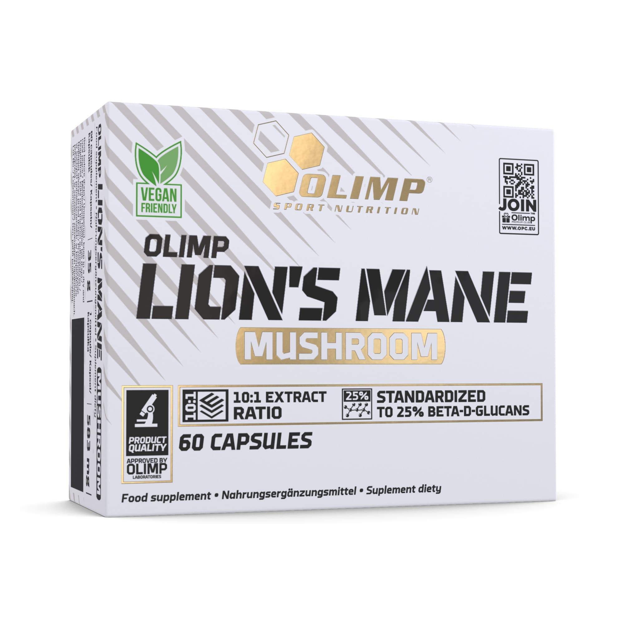Olimp Lion's Mane Mushroom - 60 Kapsułek