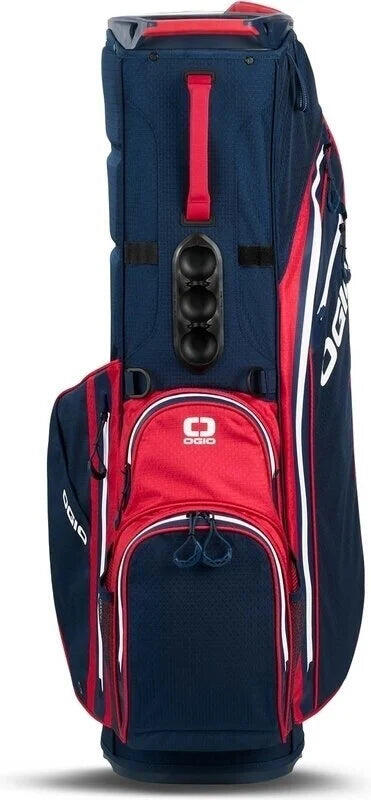 Sac de golf étanche hybride All Elements - Sac chariot - Rouge Blanc Bleu 5/7
