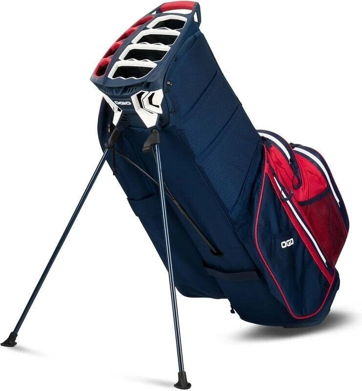 Sac de golf étanche hybride All Elements - Sac chariot - Rouge Blanc Bleu 7/7