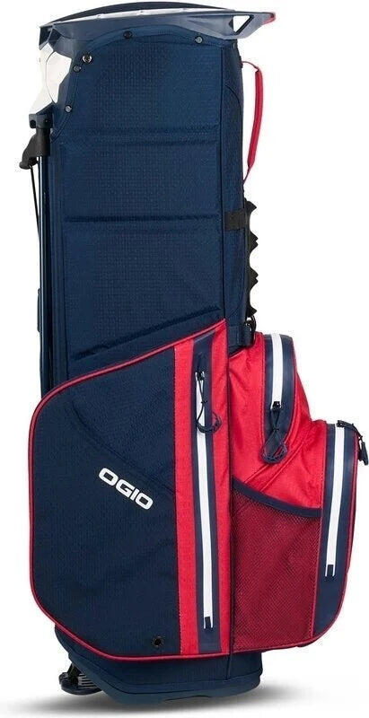 Sac de golf étanche hybride All Elements - Sac chariot - Rouge Blanc Bleu 4/7