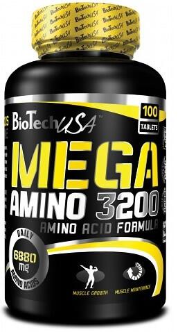 Mega Amino 3200 - 100 tabs de Biotech USA 2/5