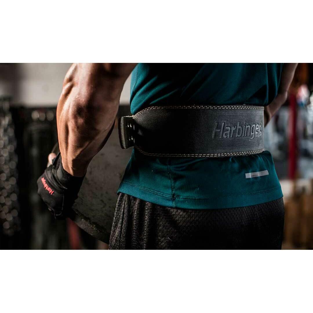 Harbinger 4 Inch Padded Leather Belt - L 4/6