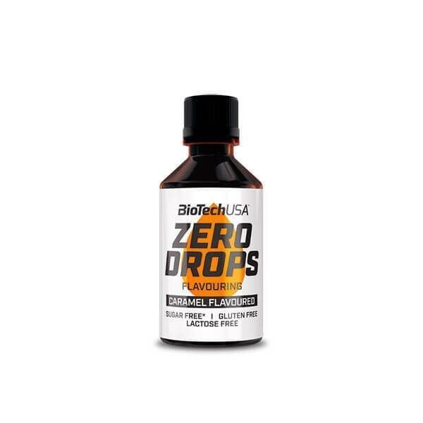 Zero Drops Flavoring - 50ml Toffee Caramel Biotech USA