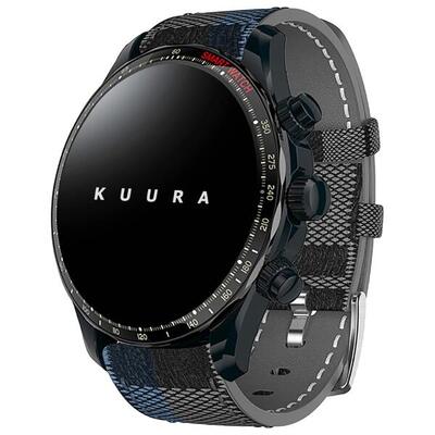 Kuura smartwatch fm1 v3, zwart