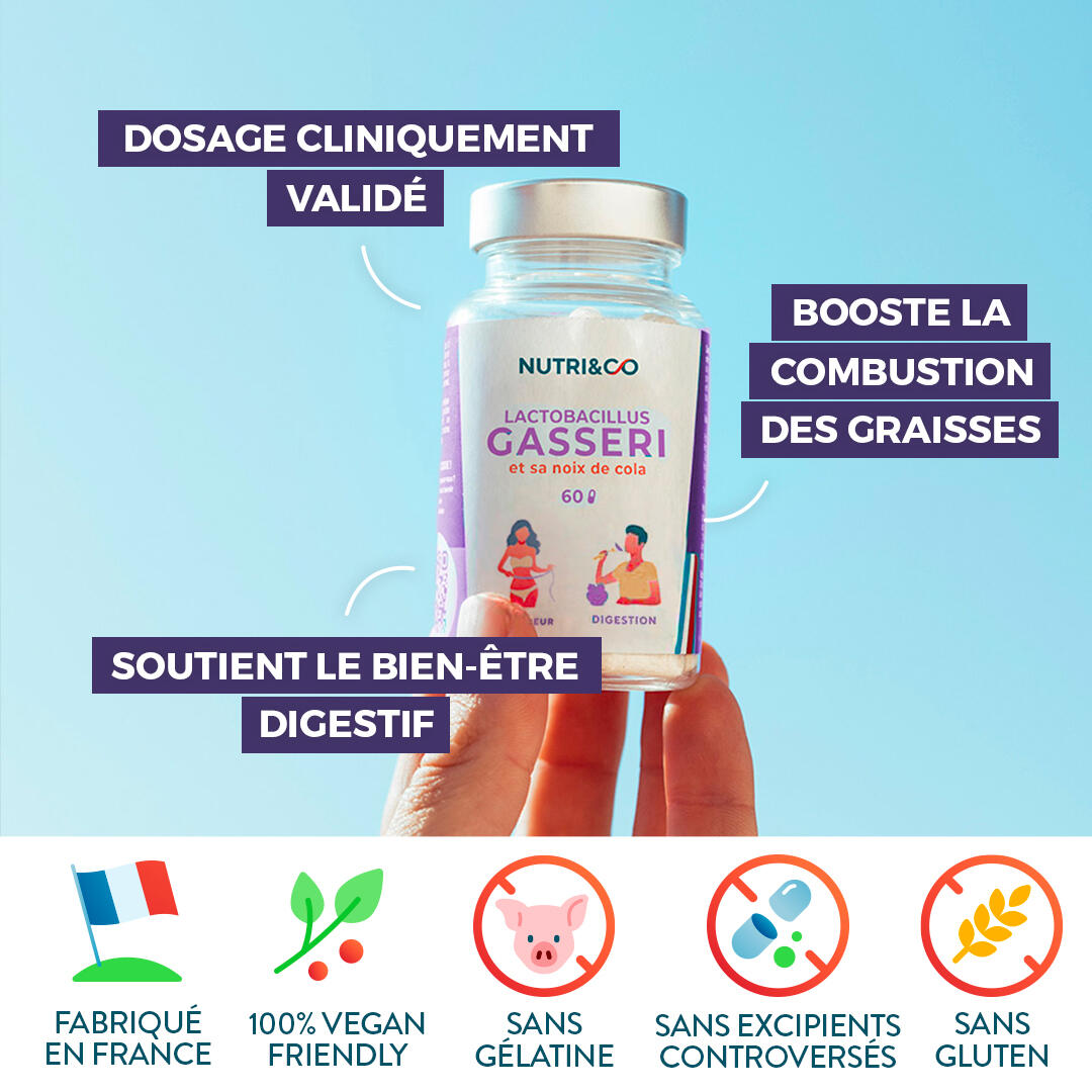 Lactobacillus Gasseri - Digestion Minceur et Ventre plat - 60 gélules 5/6