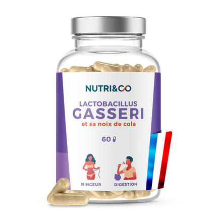 Lactobacillus Gasseri - Digestion Minceur et Ventre plat - 60 gélules