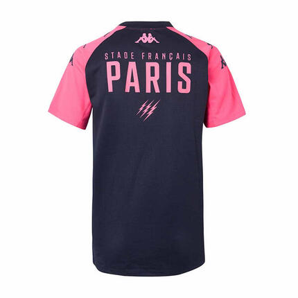 Maillot d'entrainement Stade Français Paris Kappa Marine et rose