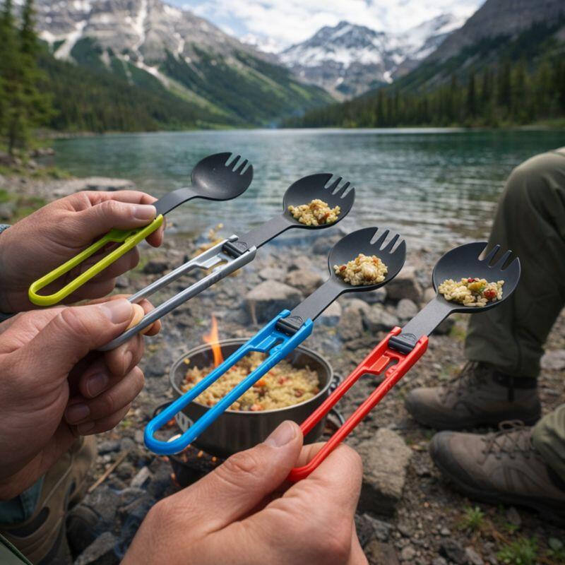 MSR Set da 4 Spork Pieghevoli - Multicolore 2/2