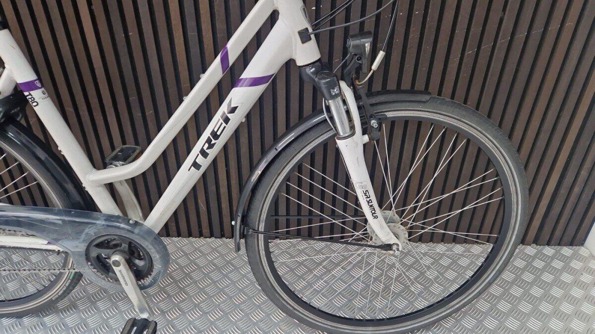 Trek T80 tweedehands 56 cm, wit, 7 versnellingen, 3 maanden garantie 2/3