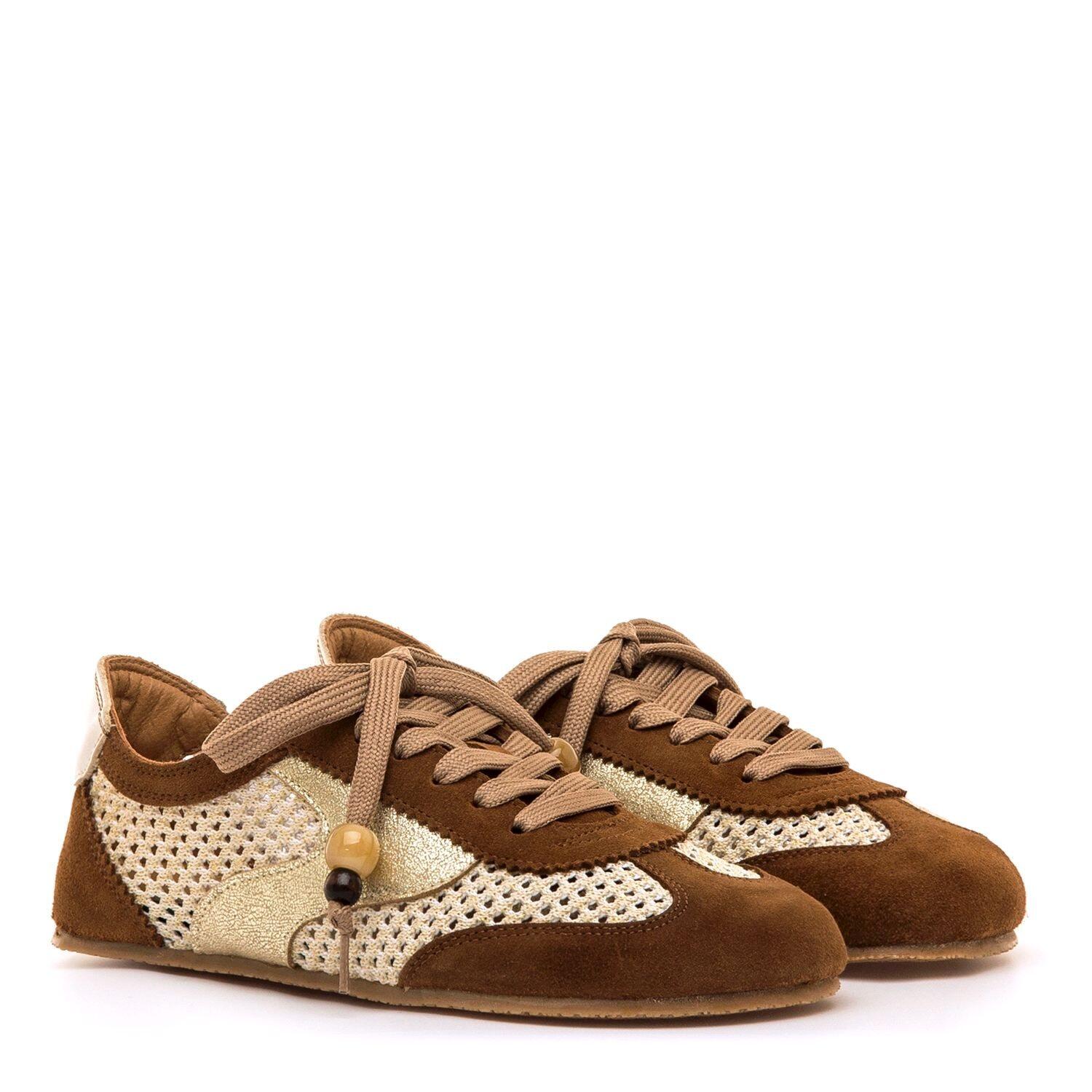 Sneaker barefoot damen MTNG FREE-MIA braun 4/6