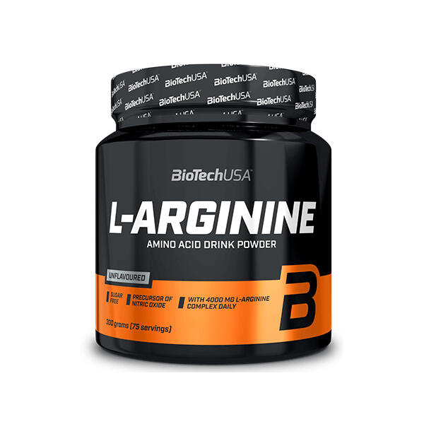 L-arginina - 300g Biotech USA