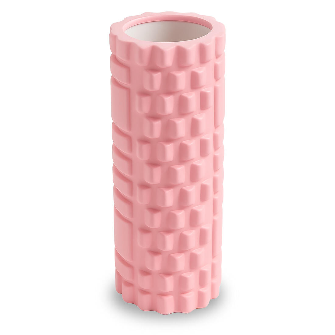 Rullo massaggiatore per recupero muscolare 33cm x Ø 13,5cm rosa 3/4