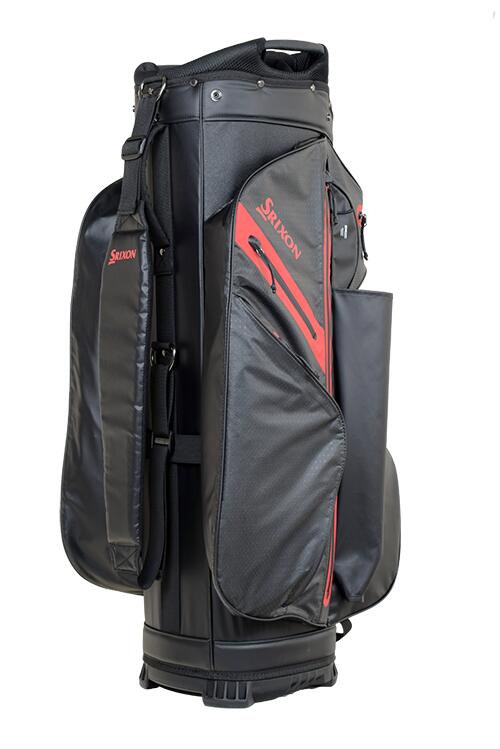 Weatherproof Cartbag - Waterdichte Golftas - Cart bag - Zwart Rood 5/5
