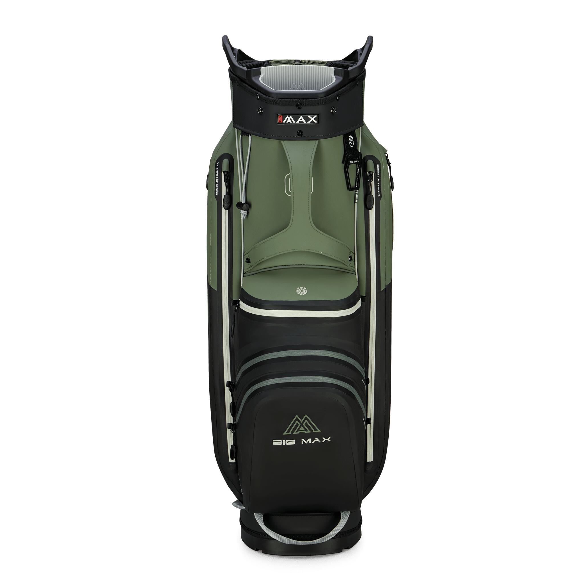 AQUA IPX Tour - Sac de golf étanche - Sac chariot - Vert Noir 5/7