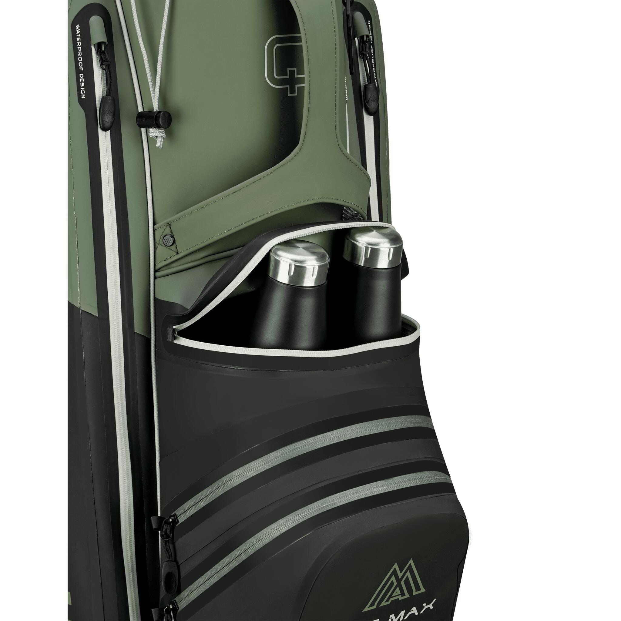 AQUA IPX Tour - Sac de golf étanche - Sac chariot - Vert Noir 7/7