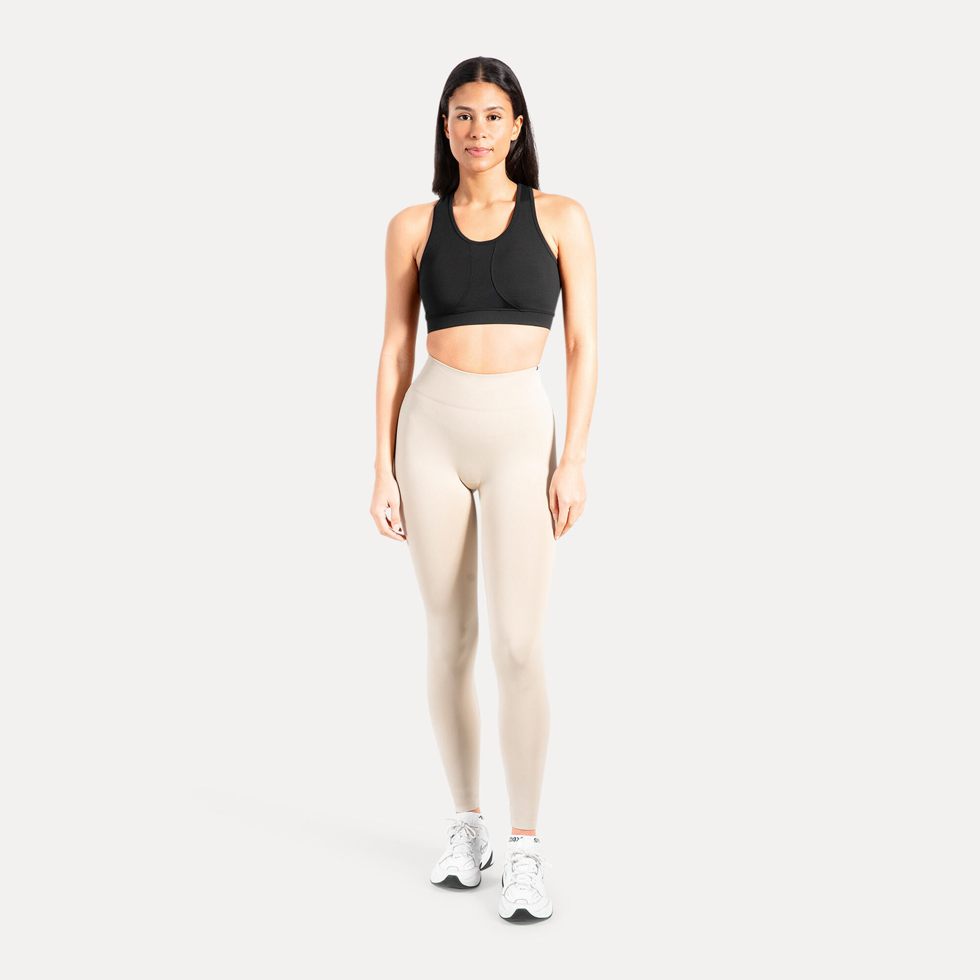 Damen Leggings Slayton Scrunch Taupe 3/5