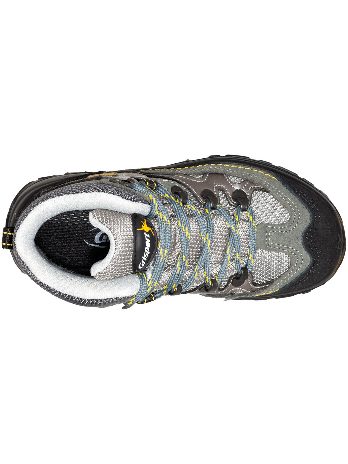 Grisport Schnürstiefel Gritex hellgrau/gelb Gr. 33 5/6